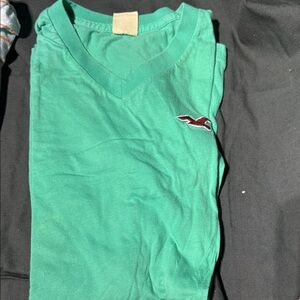 Hollister Green Short Sleeve Tee